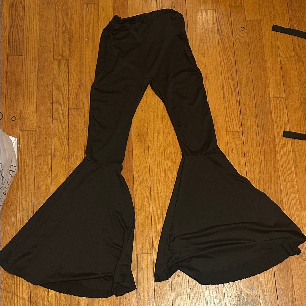 Chic Black Flared Kids Bottoms